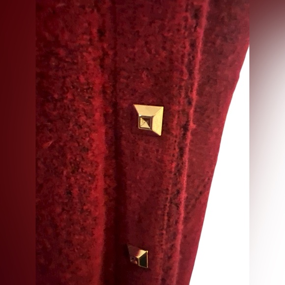 White House Black Market Burgundy Cardigan. Sz/S - Picture 6 of 11